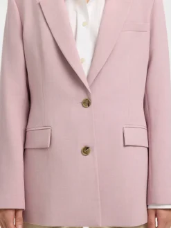 Selected Femme naisten bleiseri AD-SLFRITA LS CLASSIC, Bleached Mauve Melan