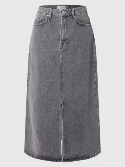 Selected Femme naisten farkkuhame, SLFKRISTA GERDA MAX SKIRT Grafiitti