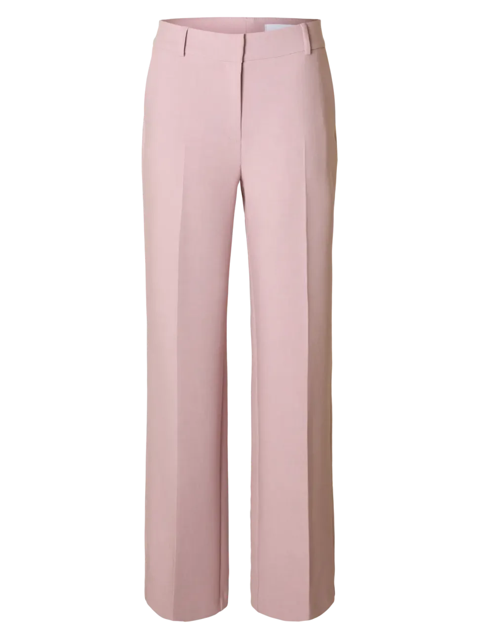 Selected Femme naisten housut AD-SLFRITA MW Wide Pant Mel, vaaleanpunainen