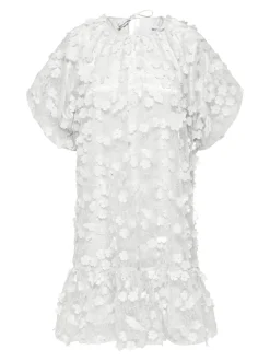 Selected Femme Naisten Mekko SLFALBERTA 2/4 DRESS Valkoinen