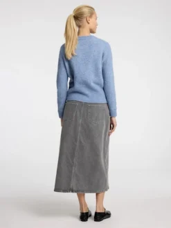 Selected Femme naisten neuletakki, SLFSIA RAS LS KNIT CARDIGAN Vaaleansininen