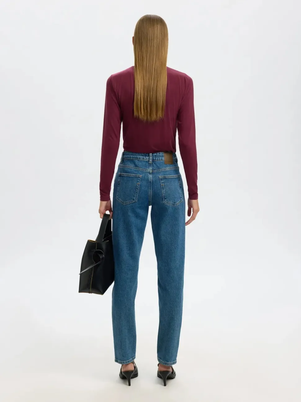 Selected Femme Naisten Paita, SLFMANJA LS HIGH NECK NOOS Fig