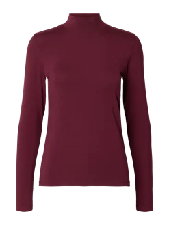 Selected Femme Naisten Paita, SLFMANJA LS HIGH NECK NOOS Fig