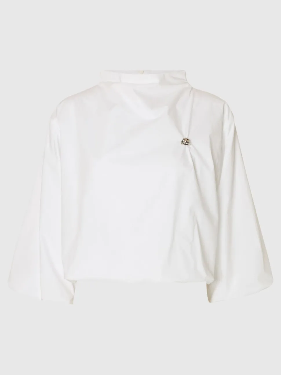 Selected Femme naisten pusero, SLFDELIA SHIRT Valkoinen