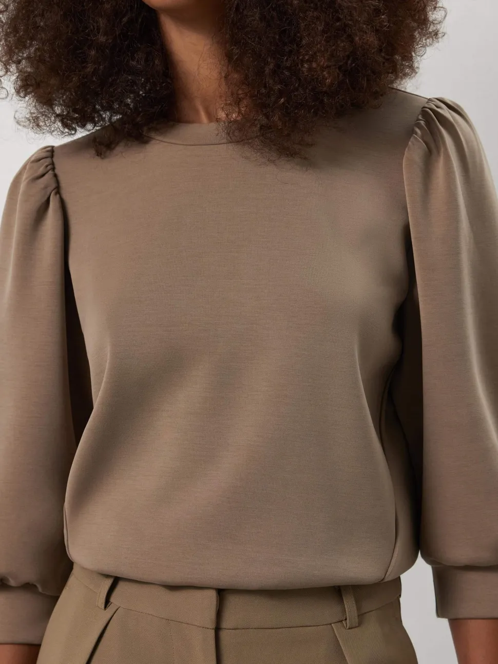 Selected Femme Naisten Pusero, SLFTENNY 3/4 SWEAT TOP NOOS Kitti
