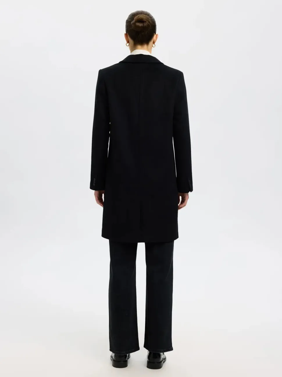 Selected Femme naisten takki, SLFSASJA LANO COAT Black