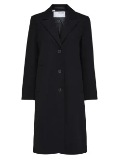Selected Femme Villakangastakki, SLFALMA WOOL COAT Musta