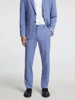 Selected Homme Miesten Housut, LIAM TRS FLEX NOS Sininen