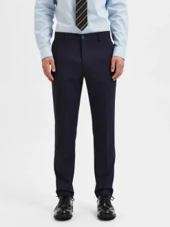Selected Homme Miesten Housut, LIAM TRS FLEX NOS Navy Blazer