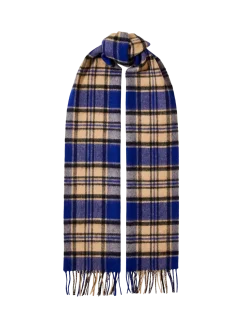 Selected huivi, TOPE WOOL CEHCK SCARF Set Sail Tartan