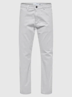 Selected, Miesten Housut, NEW MILES FLEX CHINO NOS Valkoinen
