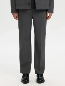 Selected miesten housut SLHLOOSE-MAGS TRS EX, Asphalt