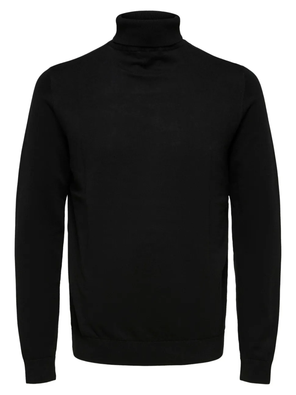 Selected Miesten Pooloneule Berg Roll Neck, Musta