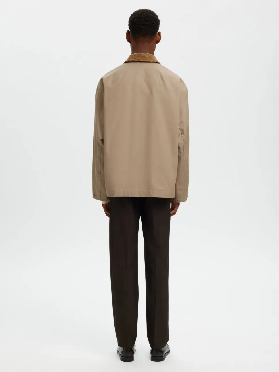 Selected miesten takki SLHKYLE Cotton JKT, Weathered Teak