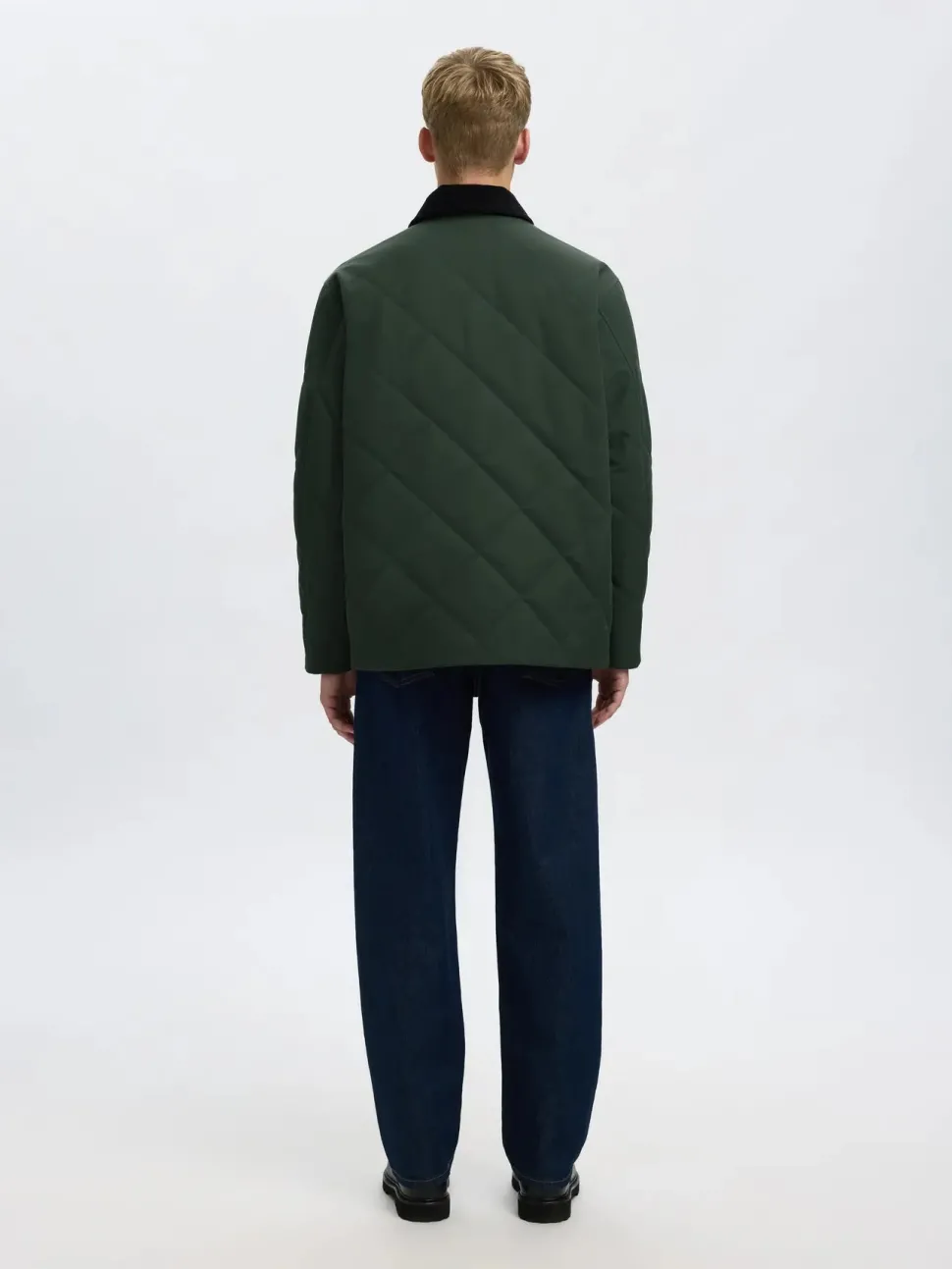 Selected miesten tikkitakki, CARLOS QUILTED JKT Kalamata
