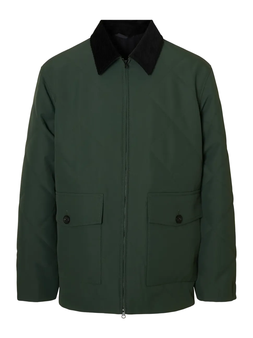 Selected miesten tikkitakki, CARLOS QUILTED JKT Kalamata