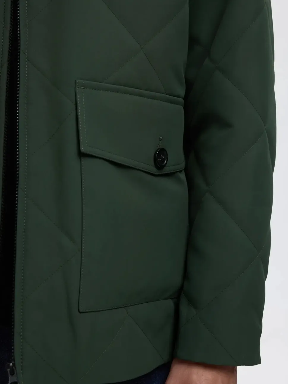Selected miesten tikkitakki, CARLOS QUILTED JKT Kalamata