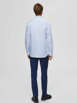 Selected puvunhousut, BILL BLUE SUIT TROUSER Indigo