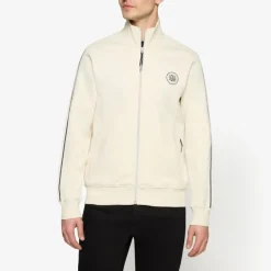 Signal miesten collegepaita Mattssi Zip Sweat Cardigan, luonnonvalkoinen
