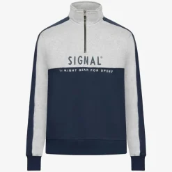 Signal miesten collegepaita MALCOLMSI HALFZIP, tummansininen