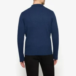 Signal miesten neulepusero Klassi Structure Polo, tummansininen