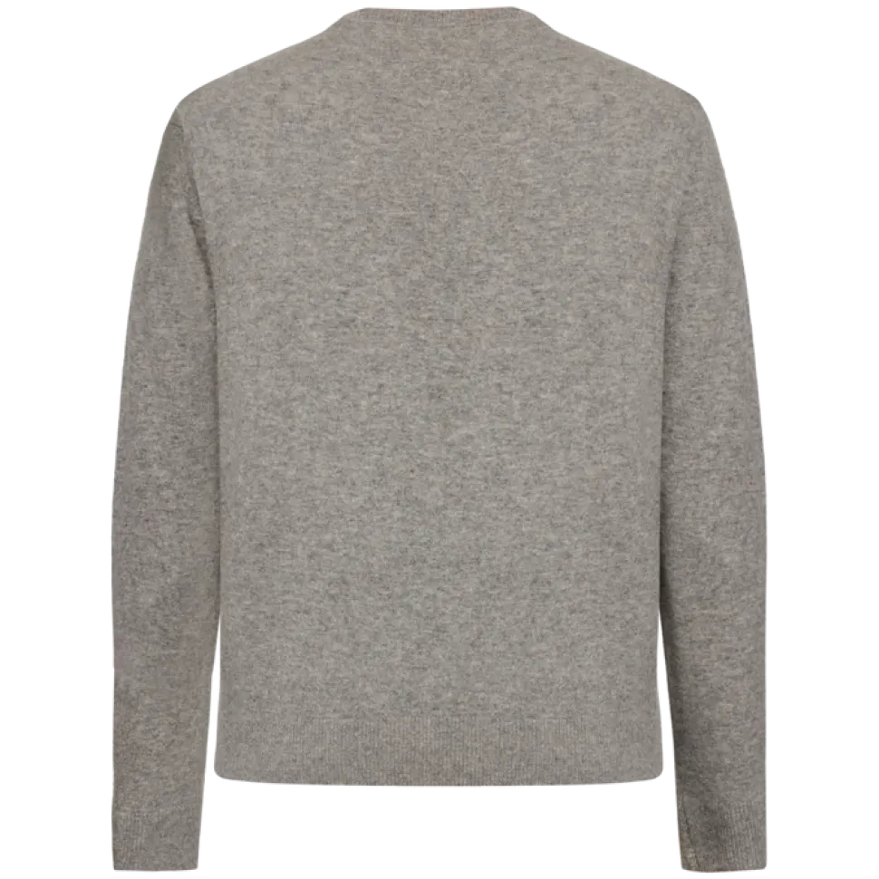 Signal miesten neulepusero RICCOSI KNIT, vaaleanharmaa