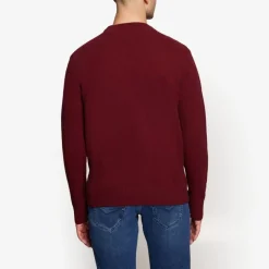 Signal miesten neulepusero RICCOSI KNIT, punainen