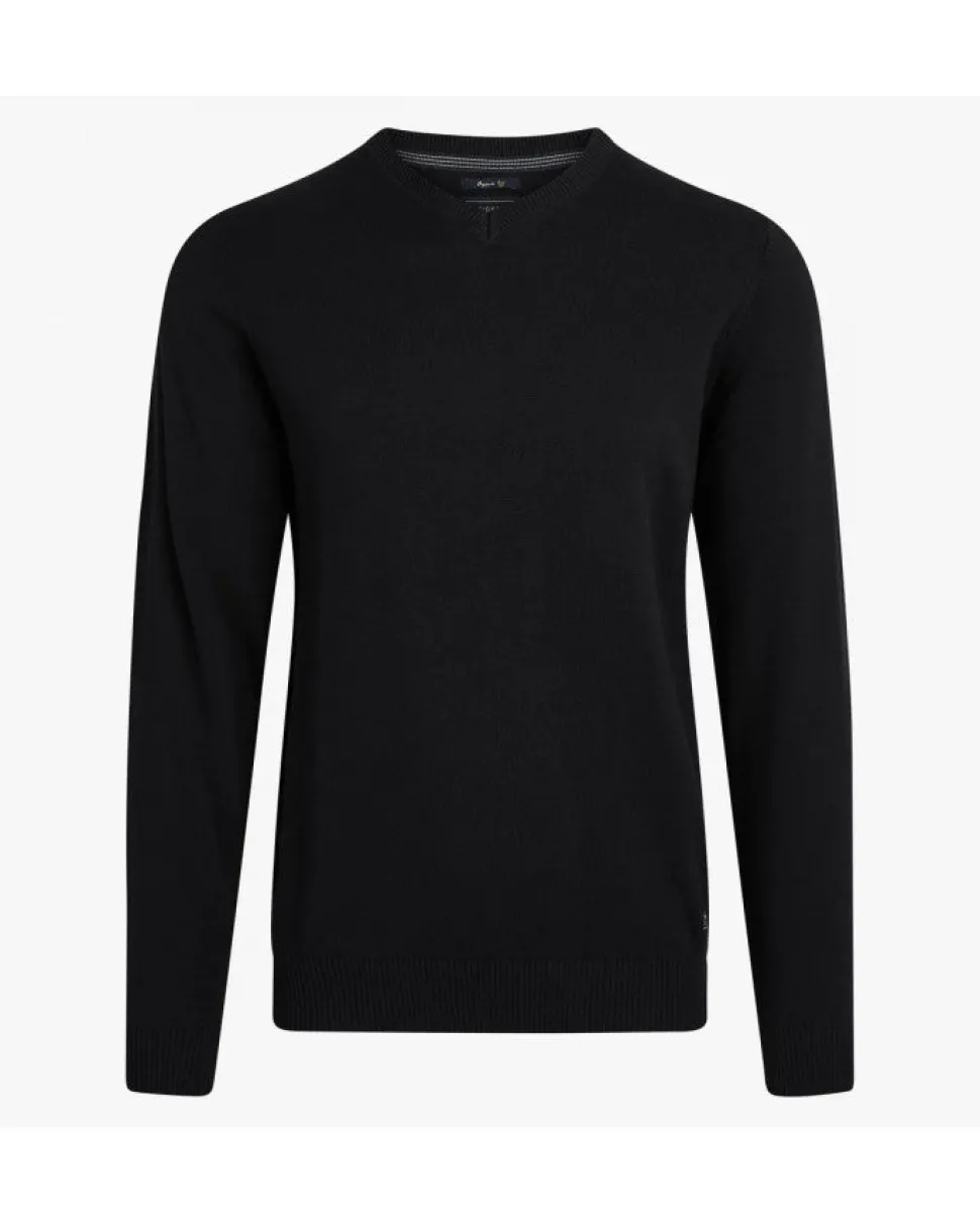 Signal Miesten Neulepusero, VERN SI ORVANIC COTTON NOS Musta