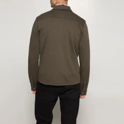 Signal miesten paita, BERTLE ZIP OVERSHIRT Armeijanvihreä