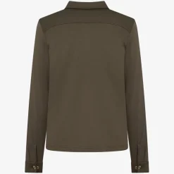 Signal miesten paita, BERTLE ZIP OVERSHIRT Armeijanvihreä