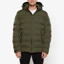 Signal Miesten Talvitakki PHILIPSSI BOUBLE TECHNICAL JACKET Armeijanvihreä