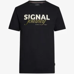 Signal miesten t-paita, DIZZYSI LOGO TEE Musta