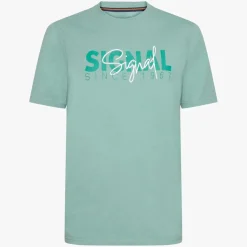 Signal miesten t-paita, OWEN PRINT TEE Vihreä