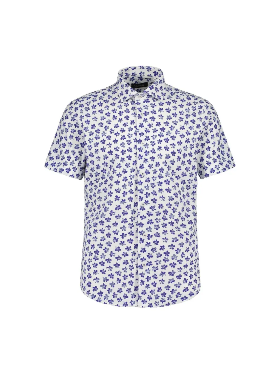 Sinnuu Miesten Kauluspaita, Performance Shirt SS, Sininen Kuosi