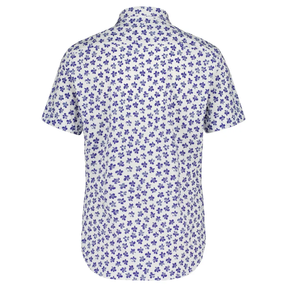 Sinnuu Miesten Kauluspaita, Performance Shirt SS, Sininen Kuosi