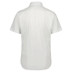 Sinnuu Miesten Kauluspaita, Technical Performance Shirt SS, Made in Europe, Valkoinen