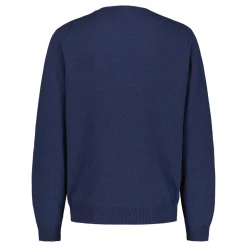 Sinnuu Miesten Neule CREW FINE MERINO WOOL MADE IN ITALY Indigo