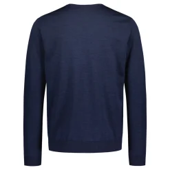 Sinnuu Miesten Neule MERINO CREW, MADE IN ITALY Indigo