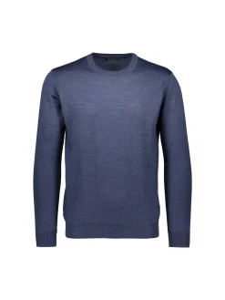 Sinnuu Miesten Neulepaita Merino Crew Indigo