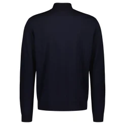 Sinnuu Miesten Neulepoolo MERINO ROLL NECK, MADE IN ITALY Tummansininen