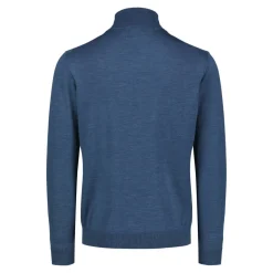 Sinnuu Miesten Pooloneule Merino Roll Neck Sininen