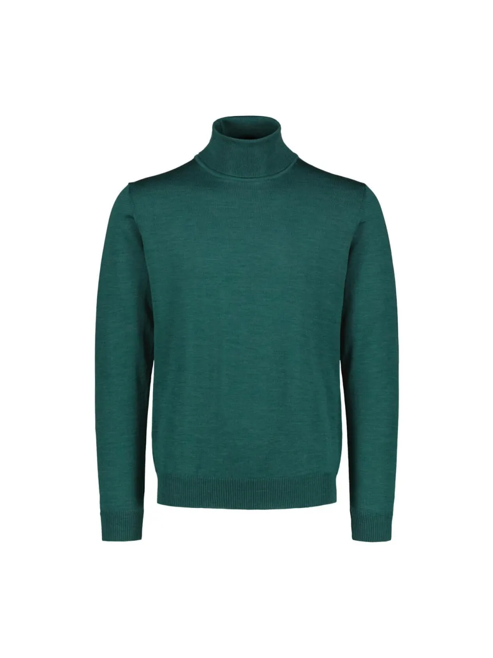 Sinnuu Miesten Pooloneule Merino Roll Neck Vihreä