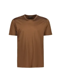 Sinnuu Miesten T-paita PACO LUXORY MODAL MADE IN ITALY Keskiruskea