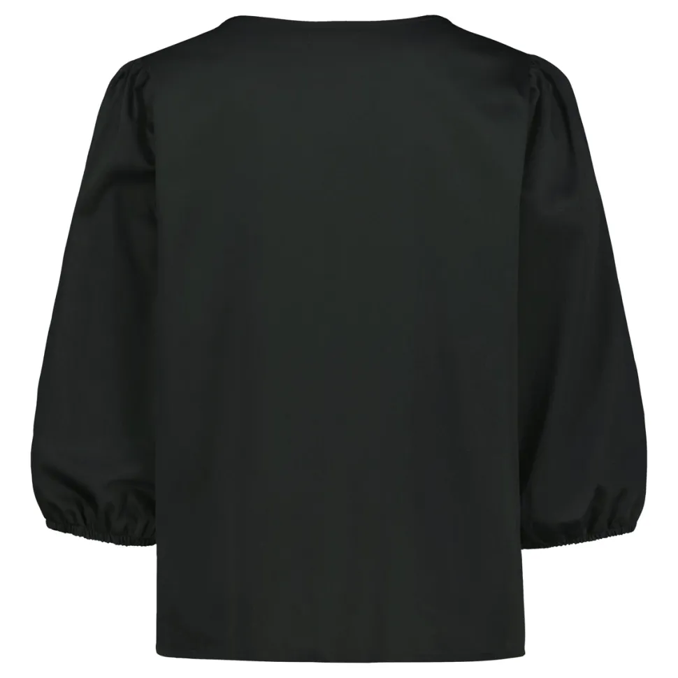 Sinnuu naisten pusero Nora Pusero V-neck, musta