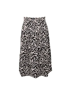S.T.I naisten hame, HANNE SKIRT Kuosillinen Beige