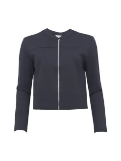 S.T.I naisten jerseytakki, ANETTE JERSEY JACKET Tummansininen