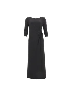 S.T.I naisten maksimekko CHARLOTTE DRESS 145CM, musta