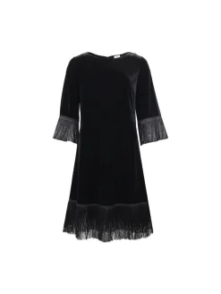 S.T.I naisten mekko CANNE DRESS 100CM, musta