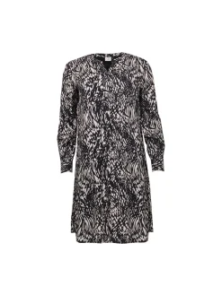S.T.I naisten mekko KENLA DRESS 98CM, musta kuosi