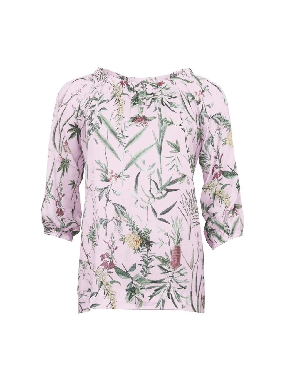 S.T.I naisten pusero, KALLIE BLOUSE 66CM Vaaleanpunainen Kuosi
